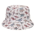 thumbnail image 1 of RUIG Children‘s Dinosaurs Pattern Double Wear Fisherman Hat Outdoor Sun Hat, 1 of 2