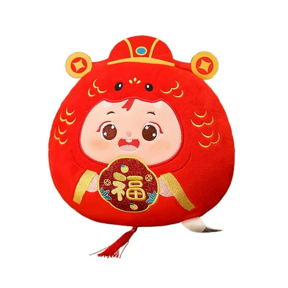 RUIG Chinese New Year Plush Snake Animals 2025 Year of The Snake Stuffed Mascot Doll Snake Plush Toys Chinese Zodiac Snake Decor for Spring Festival Lunar New Year Gifts Blessing Souvenir