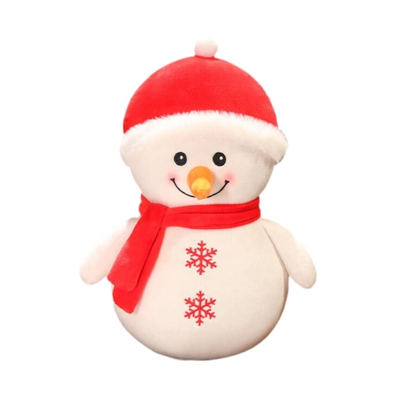 RUIG Christmas Plush Toys Santa Claus Plush Snowman Plush Gingerbread Man Plush Christmas Stuffed Animal Gingerbread Pillow for Boys Girls Xmas Decoration Home Office Car Ornament