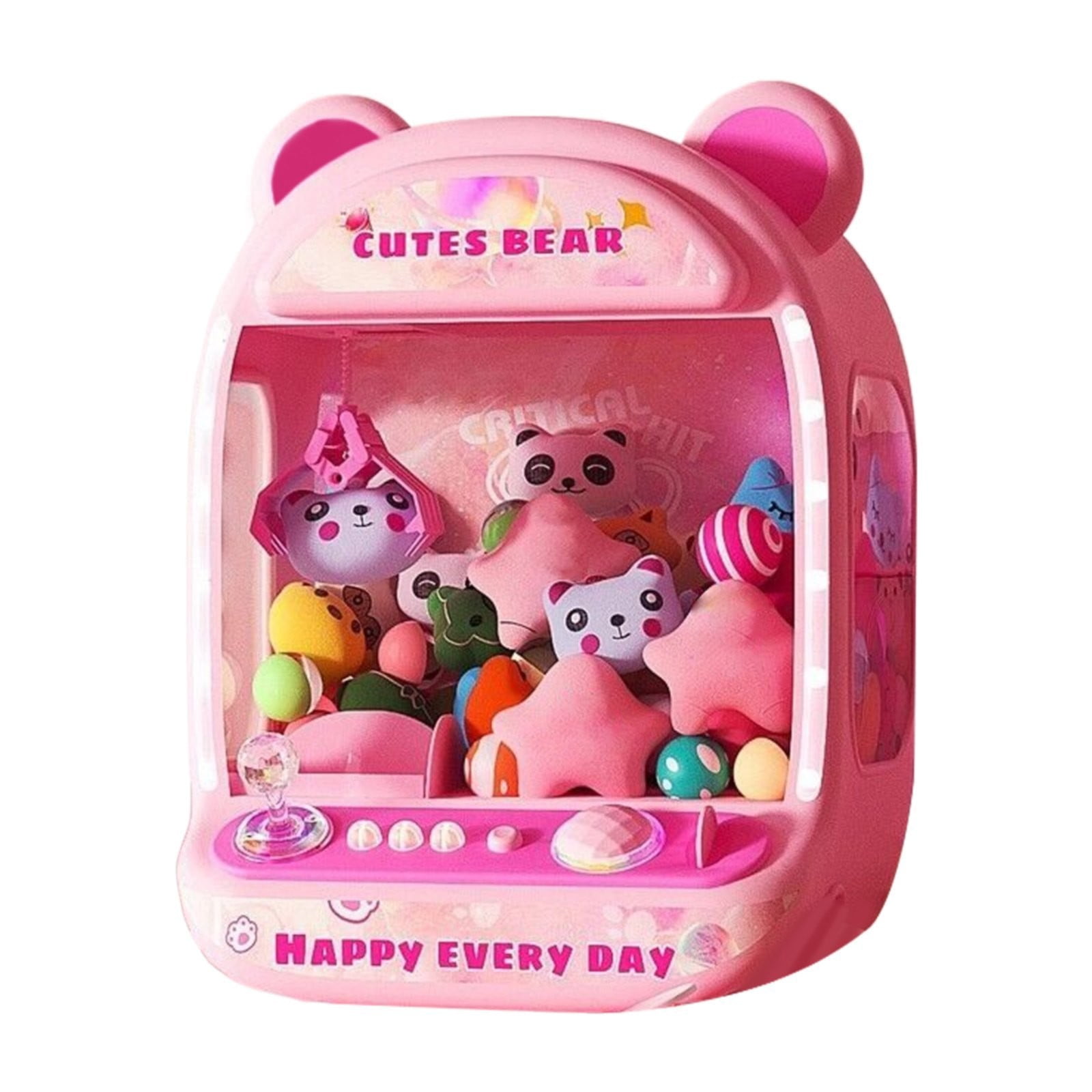 Kids Claw Machine Toy With Sounds & Lights – Includes Plush Toys & Eggs, Fun Arcade Game For Ages 8-13