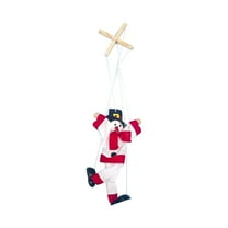 RUIG Clown Marionette Puppet Wooden Marionette Toys String Puppet Doll for Kids Birthday Xmas Gifts,Interactive Hand-Pulled Doll for Kids, Festive Show Prop, Holiday Fun