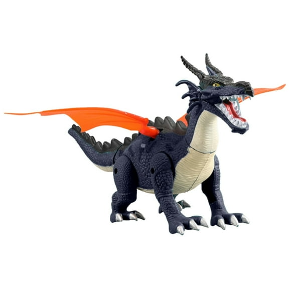 RUIG Dinosaur Toys LED Light Up Walking Dragon Roaring and Spraying Smoke Realistic t rex Dinosaur Toys for Boys and Girls 3-12 Years, Christmas and Birthday Gifts