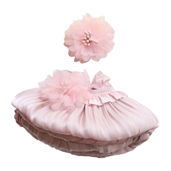 RUIG Doll Clothes Set for 17cm Plush Dolls,Wedding Garden Princess Fairy Dress Outfit with Flower Headpiece,Butterfly Wing & Floral Clip Accessories Gifts for Dress Up Collectors (No Doll)