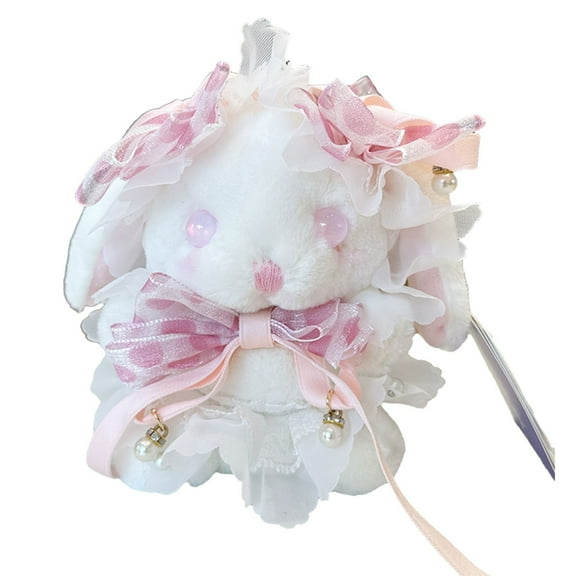 RUIG Easter Bunny Stuffed Animal,Stuffed Animal Doll Plush Toys,Plushie Animal Toys with Floppy Ears,Lolita Bunny 5.5 Inch,Children's Gifts Rabbit,Cuddly Soft Plush Toys Huggable & Washable