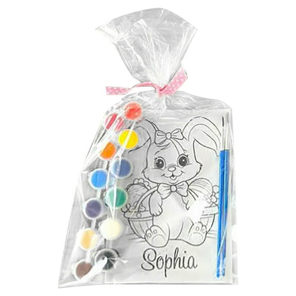 RUIG Easter Crafts for Kids, Bunny Cutouts Arts and Crafts Painting Kits for Kids Boys Girls 4-8 8-12 Easter Basket Stuffers Party Favors Activities Gifts Spring Home Decorations