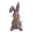 thumbnail image 1 of RUIG Easter Ornaments Easter Tray Basket Decorations Fabric Bunny Ornament Easter Basket Bowl Fillers for Tiered Tray Desk Table Top Wedding Home Easter Centerpiece Decor (Floral), 1 of 7