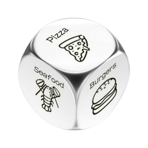 RUIG Food Dice Decider, Valentines Day Gifts for Her Him, Date Night Dice,Stocking Stuffers Couple Gift 11th Anniversary Steel Date Night Gifts for Husband Wife for Wedding Valentines Birthday