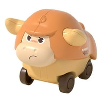 RUIG Go Car Toys for Toddlers 1-3, Baby Animal Race Vehicles with Friction Power, Push and Go Play Cars for 18 Months & Up, First Birthday Gift for 2 3 Year Old Boys and Girls