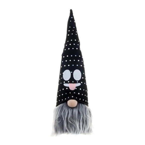 RUIG Halloween Gnomes LED Luminous Halloween Witch Gnome Decorations Handmade Plush Elf Swedish Tomte Nisse Faceless Doll Scandinavian Dwarf for Halloween Home Table - 14.5"