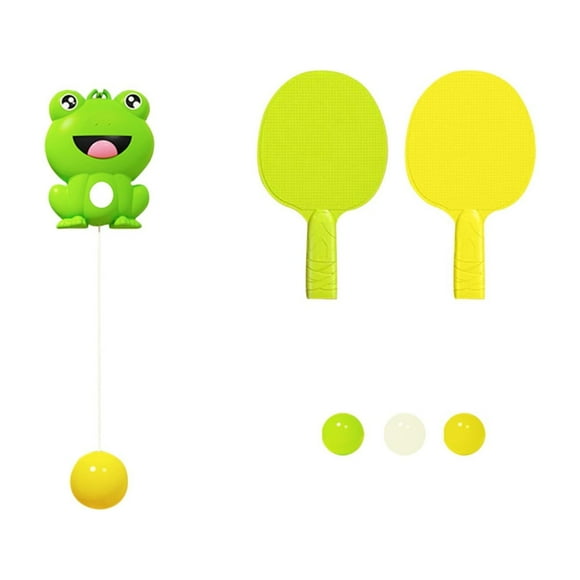 RUIG Hanging Table Tennis Trainer Portable Set, Door Pong Game for Kids with Racket and Balls, Adjustable Hanging Table Tennis Trainer, Outdoor & Indoor Games