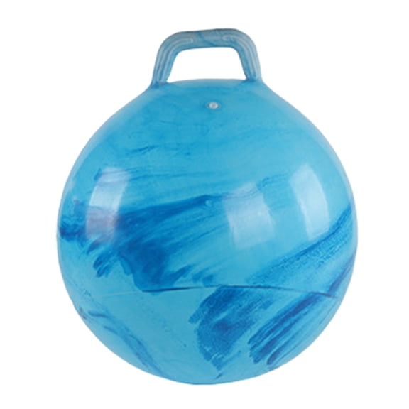 RUIG Hopper Ball for Adults & Teens 16+, 17.7 in Bouncy Ball with Handle, Sit On Hippity Hop Exercise with Air Pump, Active Play for Family Activities & Indoor/Outdoor Sports