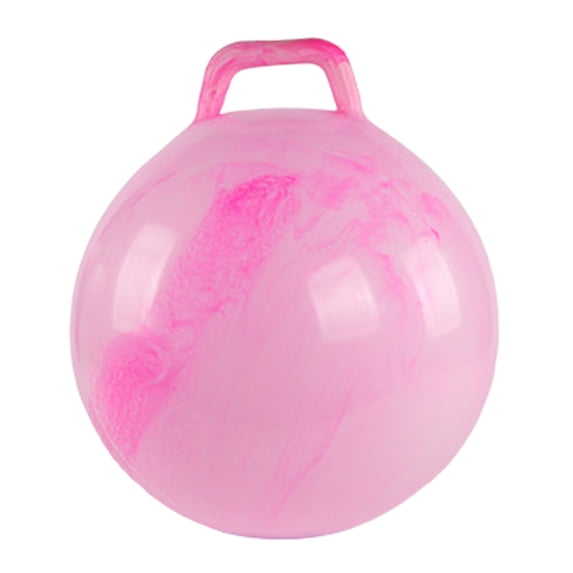 RUIG Hopper Ball for Adults & Teens 16+, 17.7 in Bouncy Ball with Handle, Sit On Hippity Hop Exercise with Air Pump, Active Play for Family Activities & Indoor/Outdoor Sports