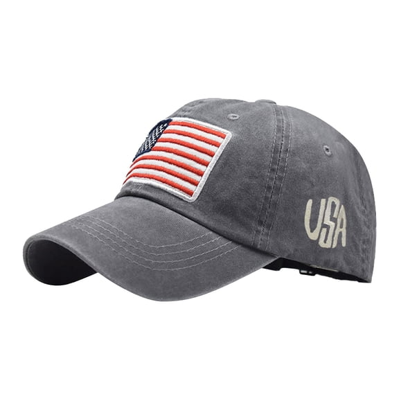 RUIG Independence Day Baseball Cap Men's And Women's Personality Cap Outdoor Print Breathable Mesh American Cap Ss2500 Visor