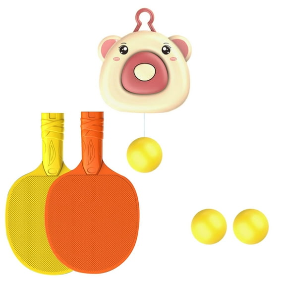 RUIG Indoor Hanging Table Tennis, Self Workout Set,Portable Table Tennis Exerciser, PingPong Trainer,Hanging Pingpong Balls Training Sparring Device