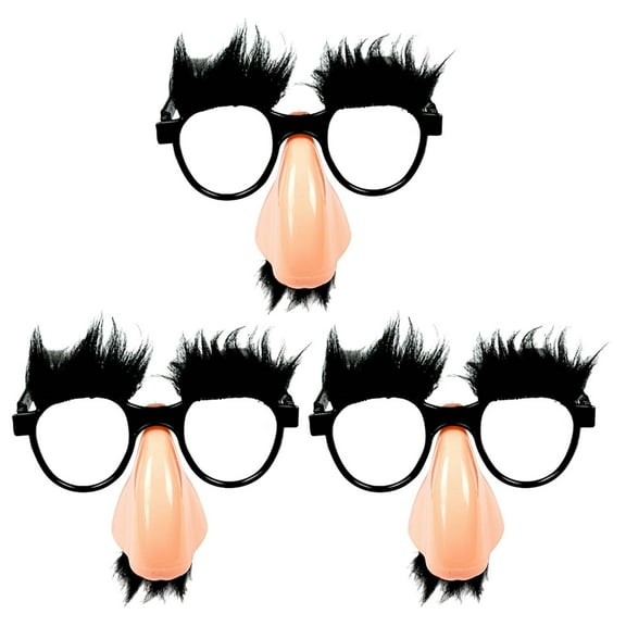 RUIG Kids Halloween Decoration Toys Gift, Glasses With Funny Nose With Eyebrows And Mustache Perfect Party For Halloween And Birthday Parties