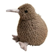 RUIG Kiwi Bird Plush Toy,Stuffed Animal Furry Kiwi Plushie Doll,Soft Fluffy Like Real Bird Hugging Toy -Cute Little Bird Kiwi Plushie as Gift for Your Kids Friends,Bird Toys for Kids &Birders