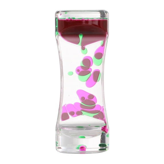 RUIG Liquid Timer - Sensory Toy for Relaxation, Liquid Bubbler Timer with Floating Color Lava Lamp, Party Favors, Gift Basket Filler, Stress Relief Kawaii Stuff Toys