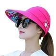 thumbnail image 1 of RUIG Mens Outdoor Hats Women's Summer Foldable Sunscreen Beach Hat Sunshade Hat, 1 of 7
