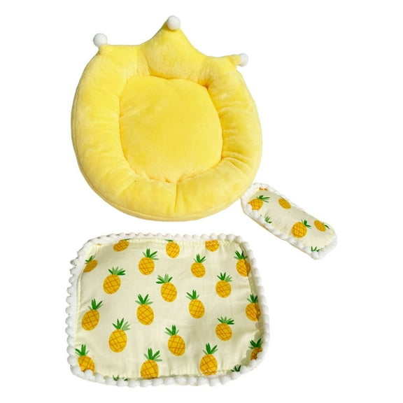 RUIG Mini Doll Bed Sofa Cushion - Handmade Bean Bag Chair for Doll Seat, Doll Sofa Table Dispaly Accessories for 15-17cm Dolls,No Doll Included