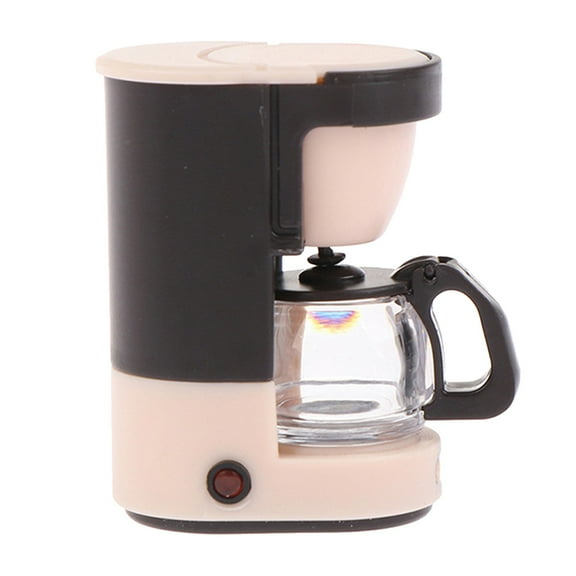 RUIG Miniature Kitchen Machine Appliances - 1:12 Scale Mini Coffee Maker Blender Toy, Realistic Mini Kitchen Prop Accessories for Dollhouse Displays