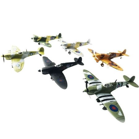 RUIG Model Airplane Kit -DIY British Spitfire and Hawk, Plastic Plane Model Kits for Adults & Kids 14+,1:48 Scale WW2 Military Aircraft Models for Beginners