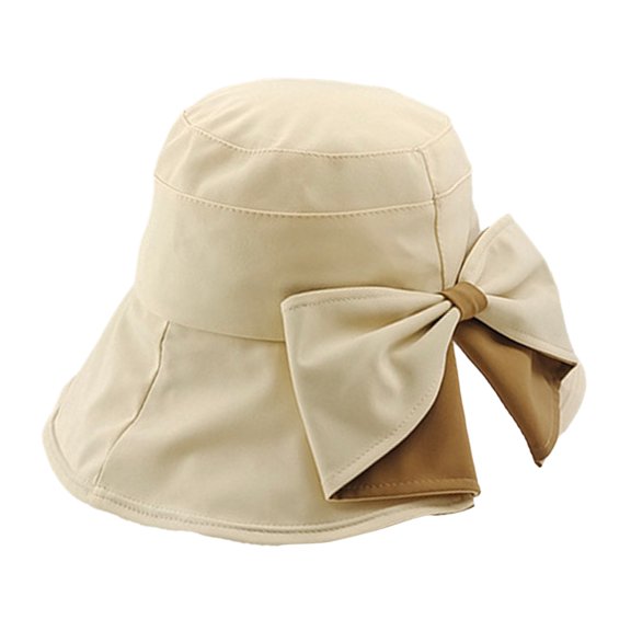 RUIG Old Looking Hat Split Fisherman Hat Versatile Fisherman Hat Trendy Cotton Cloth Back Split Bow Fashionable Casual Sun And Sunshade Hat Beach Hat