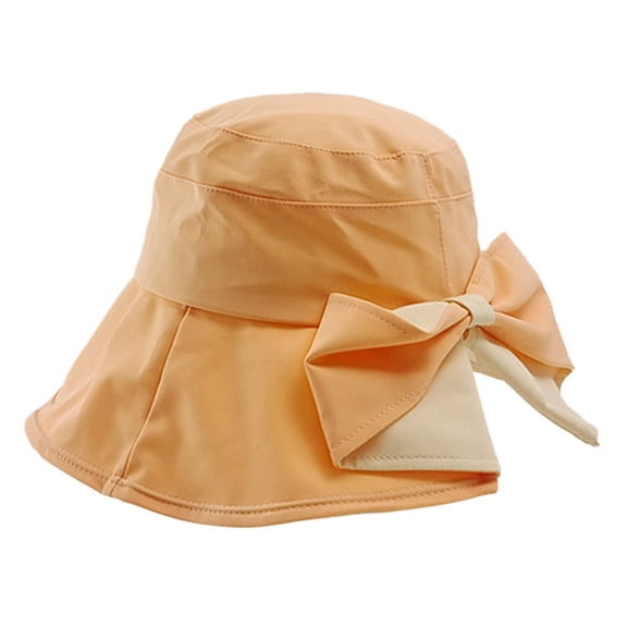 RUIG Old Looking Hat Split Fisherman Hat Versatile Fisherman Hat Trendy Cotton Cloth Back Split Bow Fashionable Casual Sun And Sunshade Hat Beach Hat