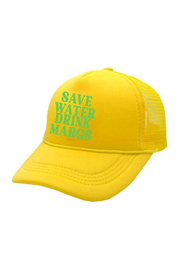 Petty Racing Hat Water Drink Margs Trucker Hat Trendy Vintage Funny Cute Graphic Country Tequila Hat Women Men Womens Baseball Caps