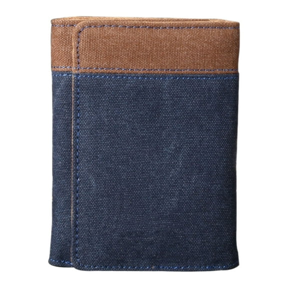 RUIG RFID Blocking Canvas Wallet for Men and Women - Tri-Fold Canvas Short Wallet, RFID Blocking Credit Card Holder with Multiple Slots, Slim Minimalist Purse Money Organizer