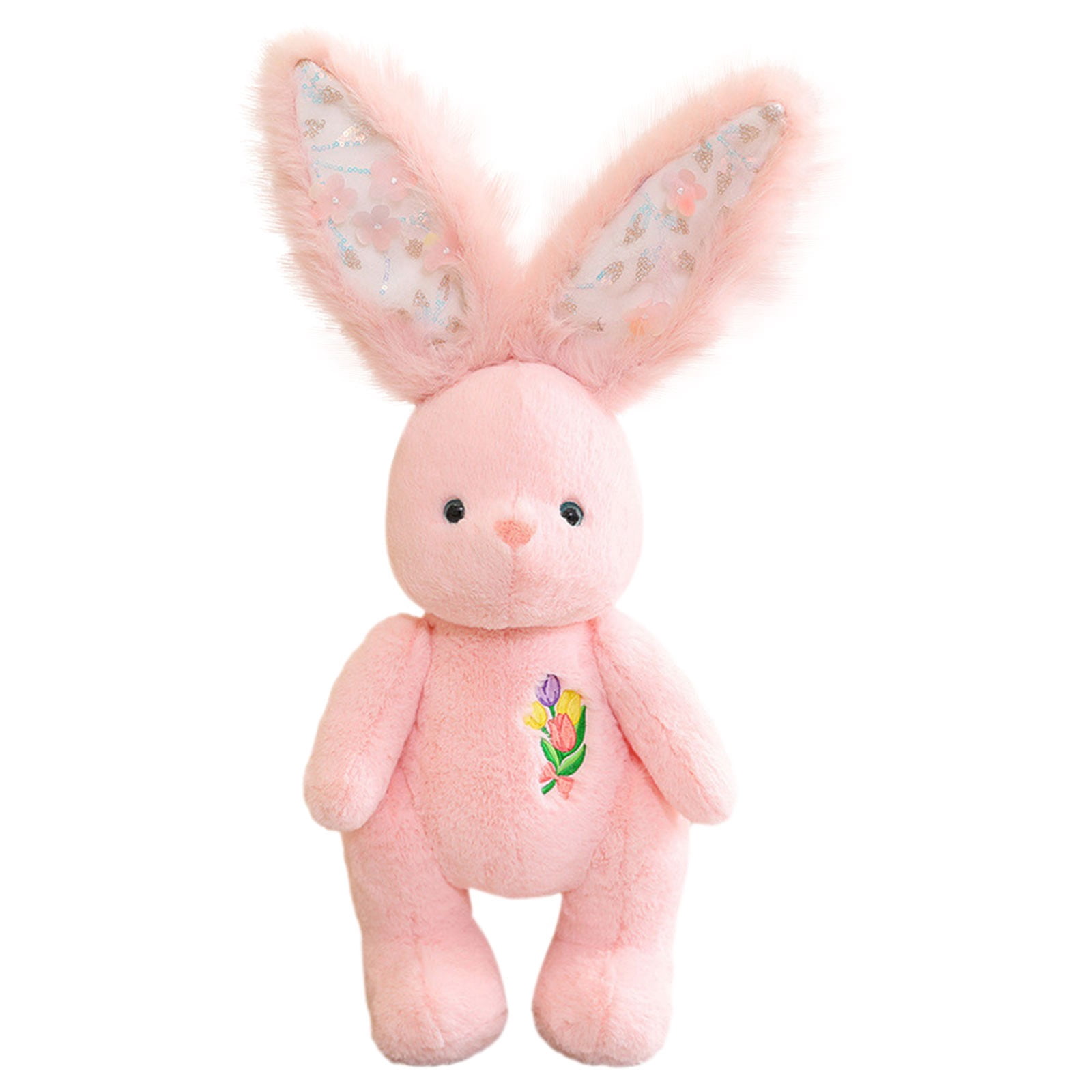 RUIG Rabbit Plush Toy, 23.6 inchs Easter Stuffed Animal Bunny Plush Animal Doll, Plush Rabbit Toy Bunnys Stuffed Animals for Girls Easter Animals on Party Birt