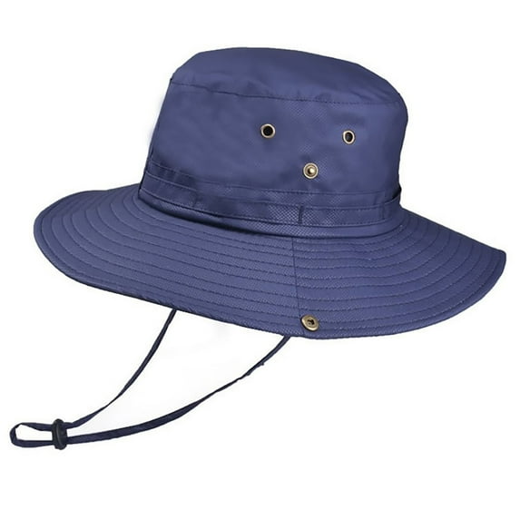 RUIG Rude Hat Men's Solid Shade Hat Foldable Fishing And Mountaineering Outdoor Sun Hat