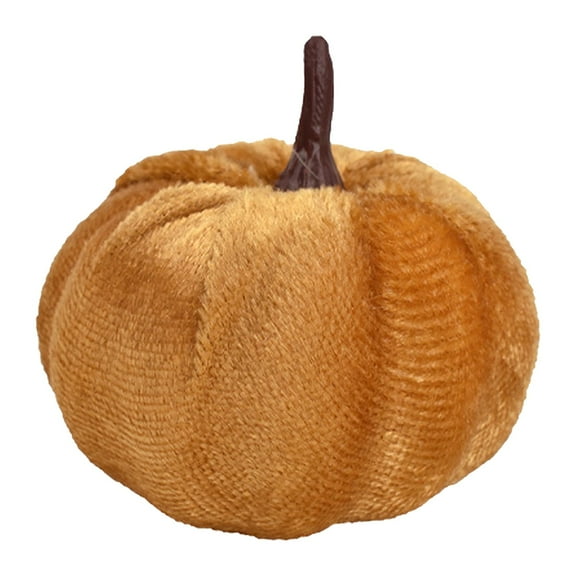 RUIG Small Faux Rustic Harvest Velvet Pumpkins Decorative Rust Orange Gold Olive Fabric Pumpkins Foam Pumpkins Farmhouse Fall Thanksgiving Halloween Table Centerpiece Decor, 2.75 inches