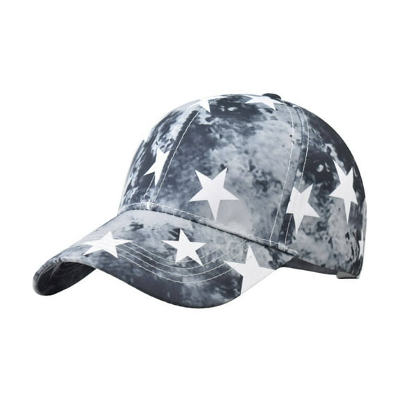 RUIG Star Printed Outdoor Personality Baseball Cap Men And Women's Cap Outdoor Printed Breathable American Cap Porpoise Hat