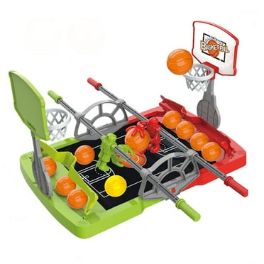 RUIG Tabletop Basketball Bouncing Pinball Game,Tabletop Arcade Basketball Game,2 Player Versus Game, Indoor Fun Tabletop Basketball Shooting Game for Kids and Adults