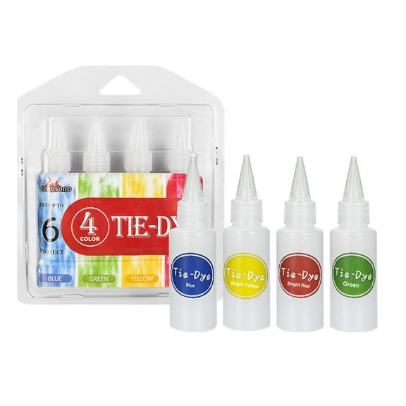 RUIG Tie Dye Kit for Kids Adults - Arts and Crafts Toy for Girls & Boys Ages 6-12 - Fabric Tye Dye Craft Kits 4 Colors, Birthday Christmas Gifts for Kids 3 4 5 6 7 8 9 10+
