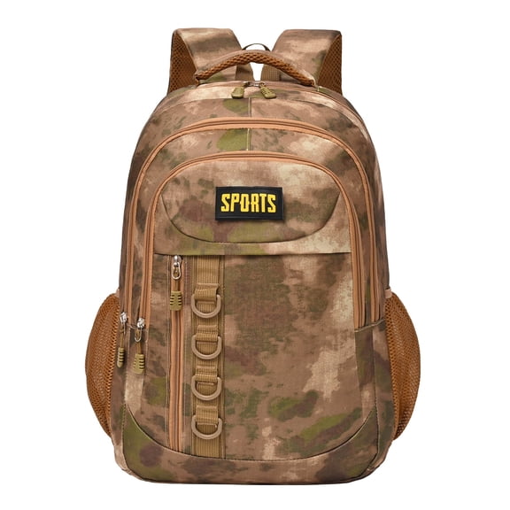 RUIG Travel Laptop Backpack, Business Anti Theft Slim Sturdy Large Laptops Backpack, Water Resistant College Computer Bag Gift for Men & Women Fits 19.7 Inch Notebook, Camouflage