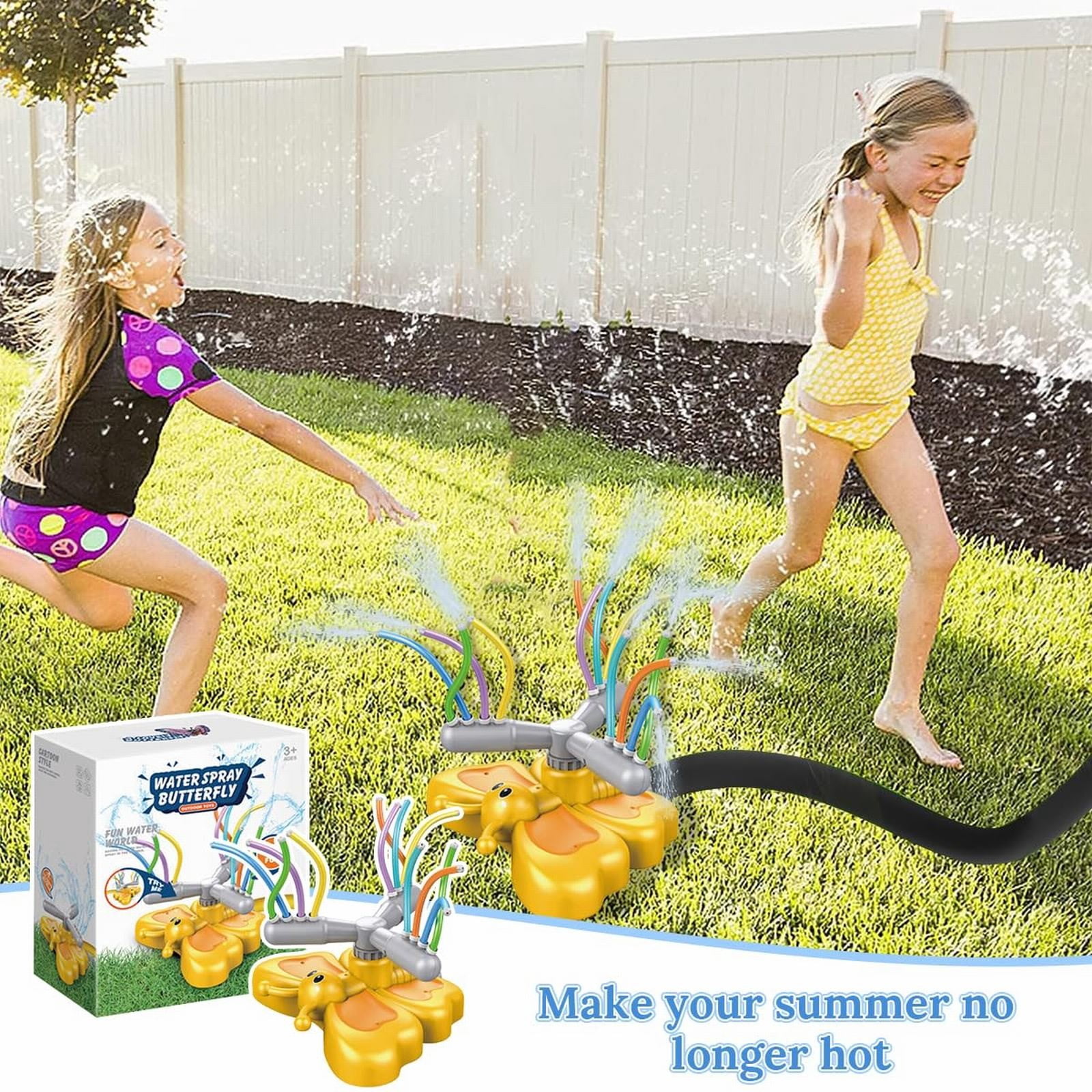 Garden Outdoor Backyard Toys Water Sprinkler For Kids Toddlers