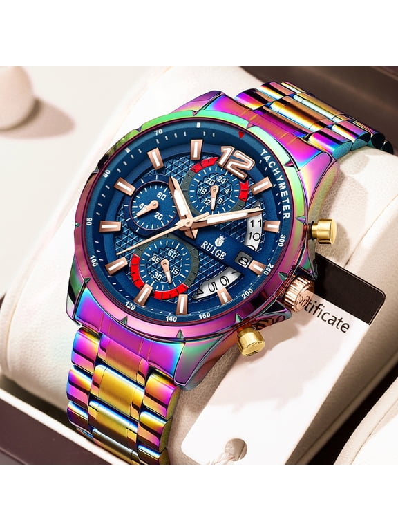 Personalized Men's Watch Waterproof Quartz Case Multi functional Watch Original Stainless Steel Business Watch
