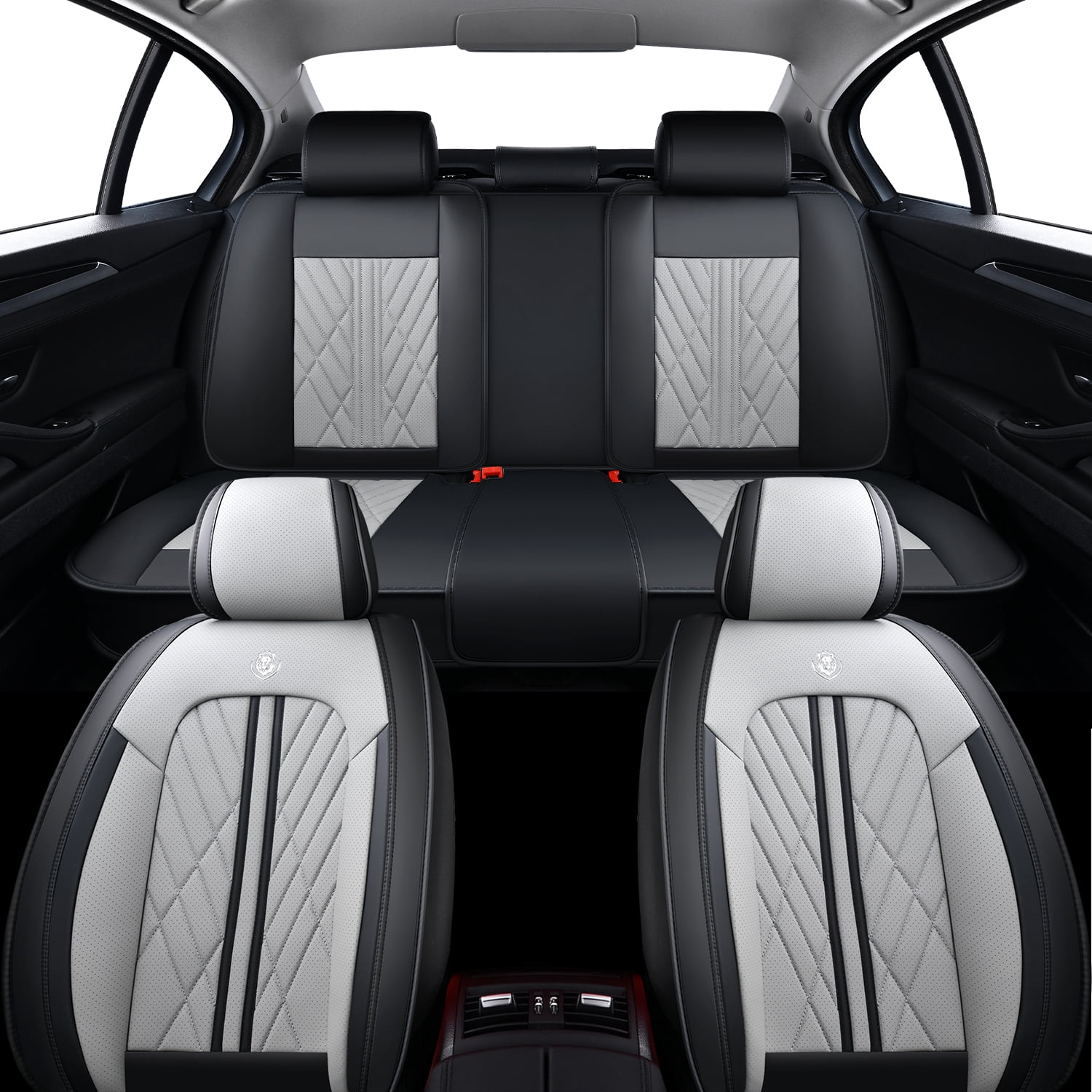 RUIGHIGO Custom Seat Covers 2022-2026 for Volkswagen Taos PU Leather ...