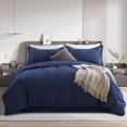 thumbnail image 1 of RUIKASI Blue Duvet Cover Twin Size - Soft Twin Duvet Cover Set, 2 Pieces Microfiber Duvet Covers, 1 Duvet Cover 68x90 Inches with Zipper Closure and 1 Pillow Sham, 1 of 6
