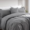 thumbnail image 1 of RUIKASI 2-Piece Light Gray Duvet Cover Twin - Soft Microfiber Made, 1 Duvet Cover 68x90 Inches with Zipper Closure and 1 Pillow Sham, 1 of 6