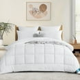 thumbnail image 1 of RUIKASI White Queen Duvet Insert -Fluffy Soft Quilted Bed Comforter, Warm Down Alternative Duvet with Corner Taps, Box Stitched, 88x88 inch, 1 of 6