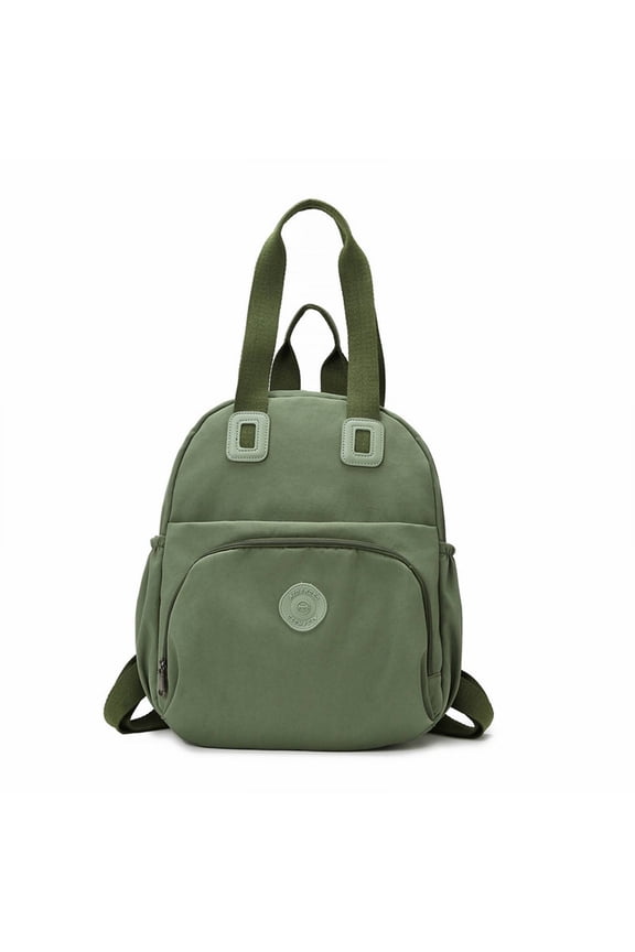 Green Backpack for Women Men, Large Capacity 16.5 Inch Casual Daypack, Waterproof Lightweight Travel Backpack, Laptop Book Bag for Work College Commute