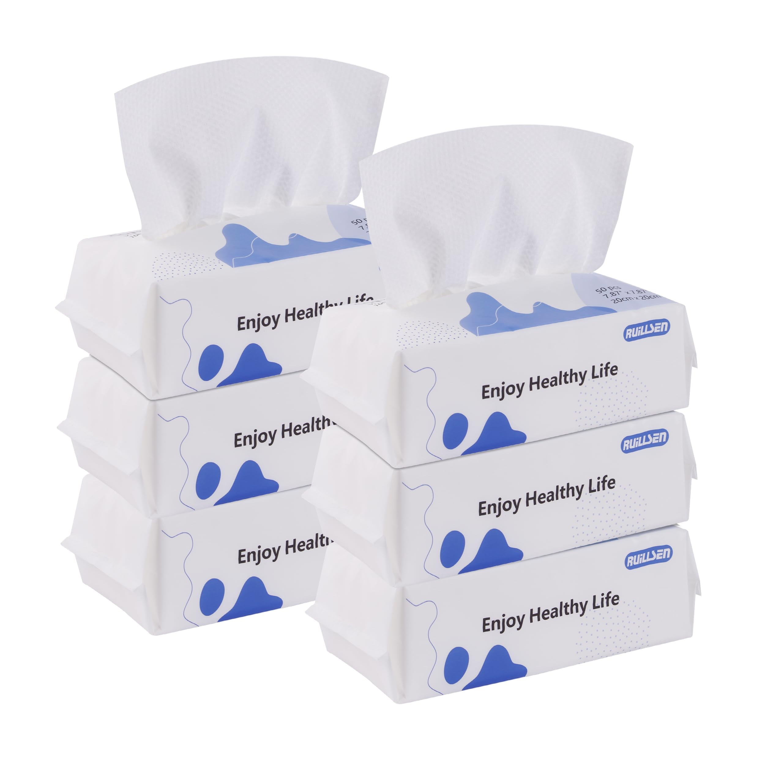 RUILLSEN Soft Dry Wipe STF9 Disposable Face Towel, 300 Count LintFree