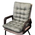 thumbnail image 1 of RUINIXCW 17.72x33.46inch Adult Seat Cushions for Chairs Outdoor Indoor High Back Chair Cushions Chair Pads Rocking Chair Cushion with Ties Soft Non Slip Seat Cushion (NO CHAIRS), 1 of 4
