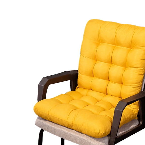 RUINIXCW 13.77×27.55 Inch Small Seat Cushions for Chairs Outdoor Indoor High Back Chair Cushions Chair Pads Rocking Chair Cushion with Ties Soft Non Slip Seat Cushion (NO CHAIRS)