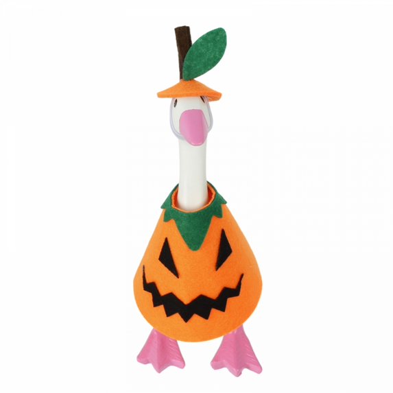 RUINIXCW 7 Inch Deck Goose Outfits 10Sets Desk Duck Outfit Mini Porch Goose Outfit for Desktop Goose Figurine Decor Holiday Desk Goose Felt Clothes (No Goose)