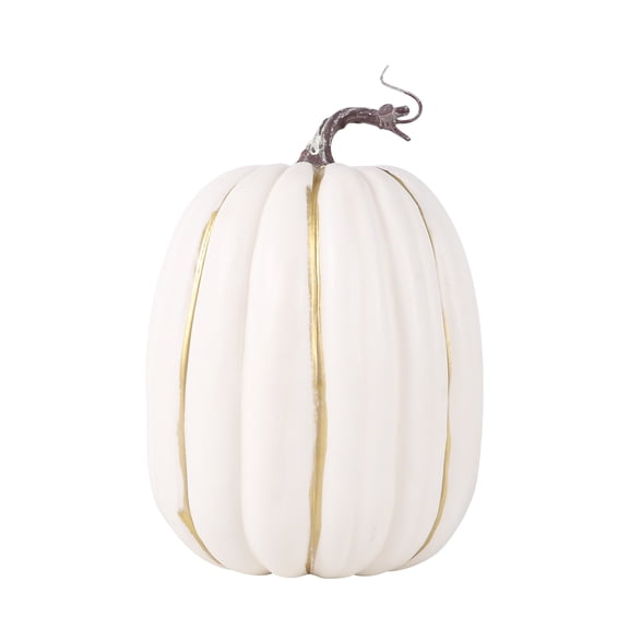 RUINIXCW 8 Inch Large Artificial Pumpkins Fall Decorations Thanksgiving Halloween Pumpkins Giant Fake Pumpkins Foam Pumpkins Autumn Harvest Home Decor