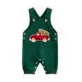 thumbnail image 1 of RUINIXCW Baby Christmas Corduroy Overalls Tree Car Embroidered Sleeveless Jumpsuit, 1 of 8