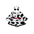 thumbnail image 1 of RUINIXCW Baby Girl Halloween Outfit, Infant Dalmatian Spotty Long Sleeve Romper Dress and Bow Headband 2 Pcs Set, 1 of 8